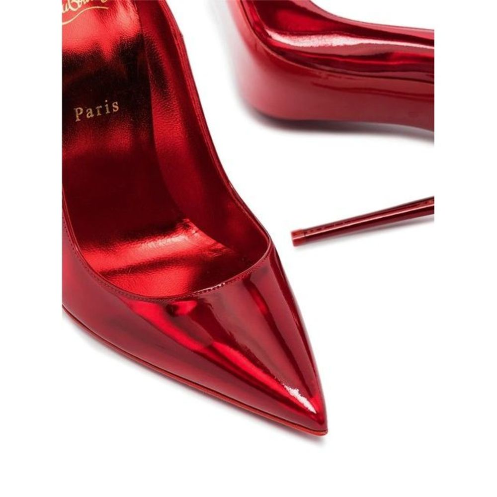 CHRISTIAN LOUBOUTIN Red So Kate 120 Patent-leather Pumps - Picture 2 of 2